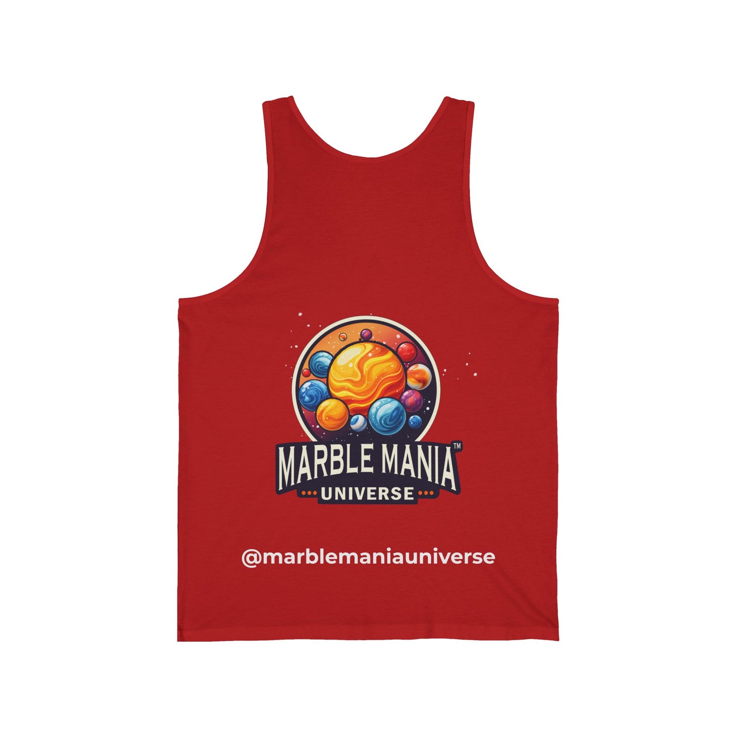 Marble Mania Unisex Jersey Tank | Racing Tees, Summer Apparel, Gift for Gamers, Sports Fans, Nostalgic Merch