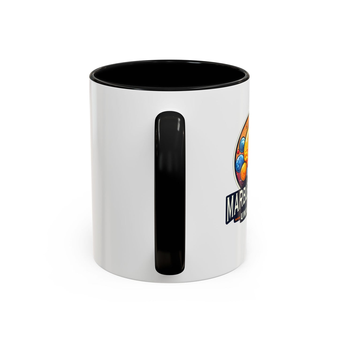 Marble Mania Universe Logo Accent Mug – 11oz