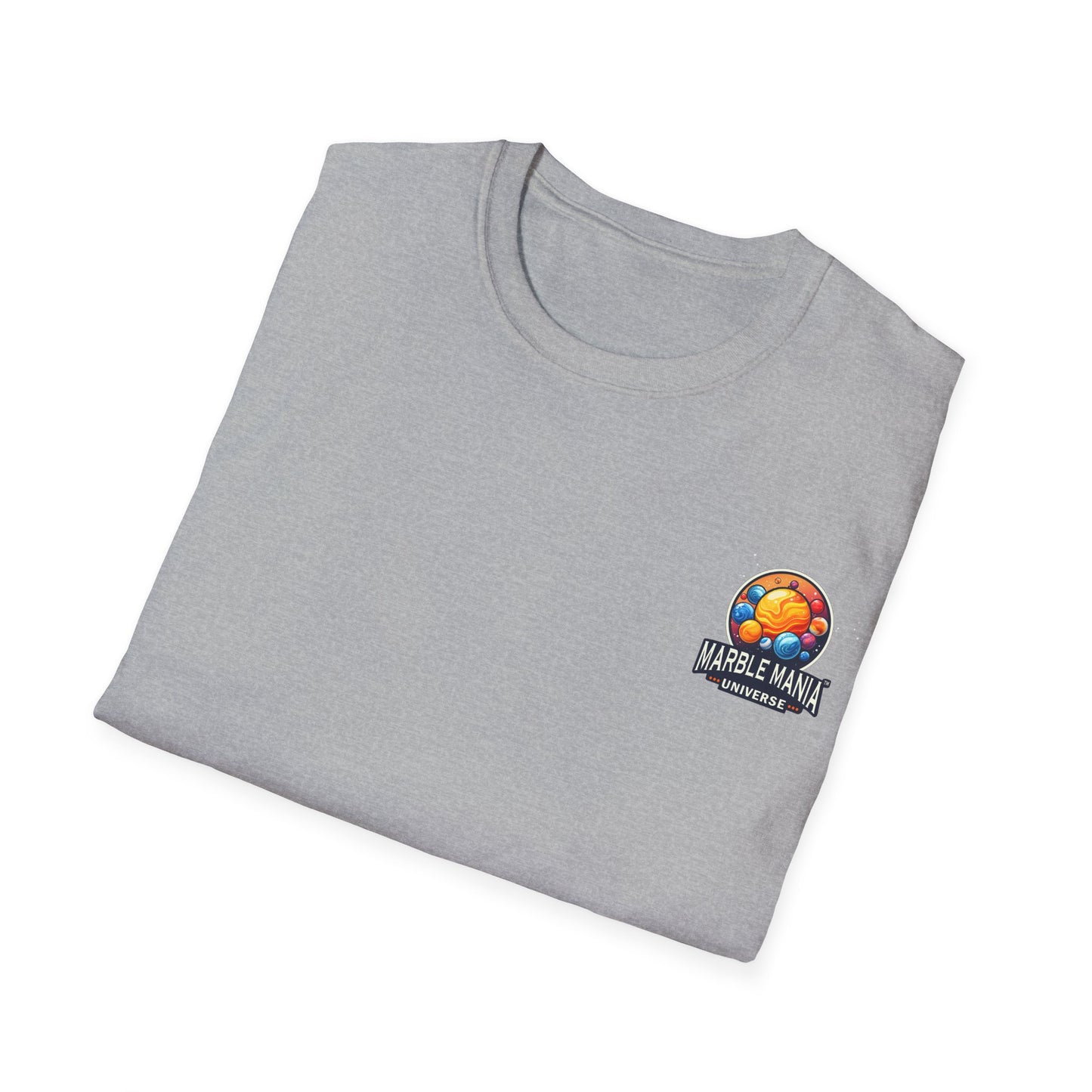 Marble Mania Universe Official Logo – Unisex Softstyle T-Shirt