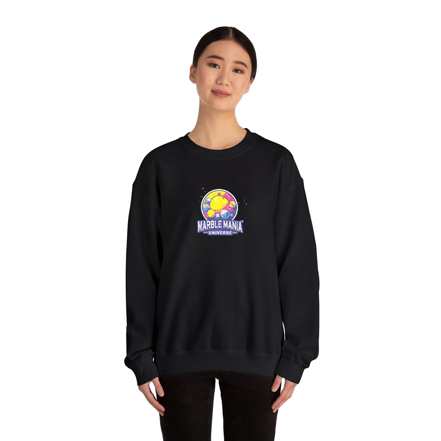 Vibrant Crewneck Sweatshirt with Colorful World Design, Unisex Pullover for Travel Lovers, Cozy Gift for Holidays, Unique Style