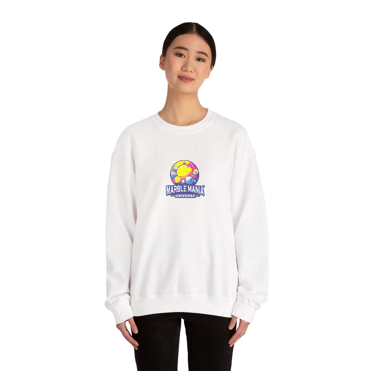 Vibrant Crewneck Sweatshirt with Colorful World Design, Unisex Pullover for Travel Lovers, Cozy Gift for Holidays, Unique Style