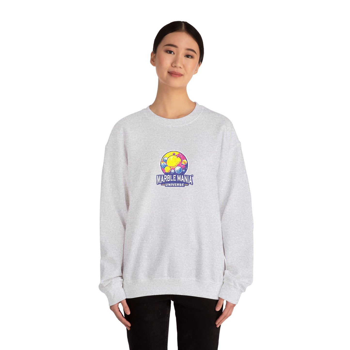 Vibrant Crewneck Sweatshirt with Colorful World Design, Unisex Pullover for Travel Lovers, Cozy Gift for Holidays, Unique Style