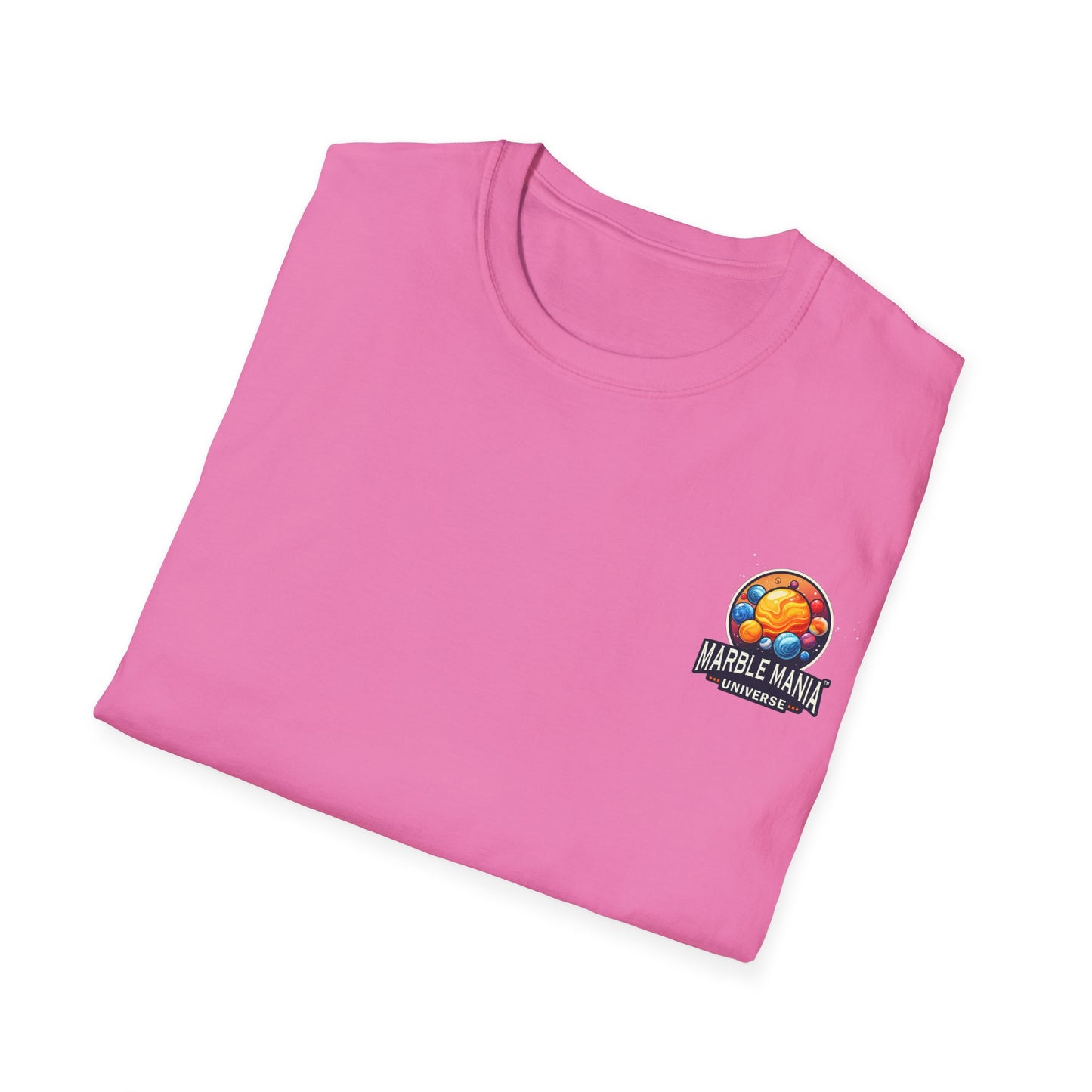Marble Mania Universe Official Logo – Unisex Softstyle T-Shirt