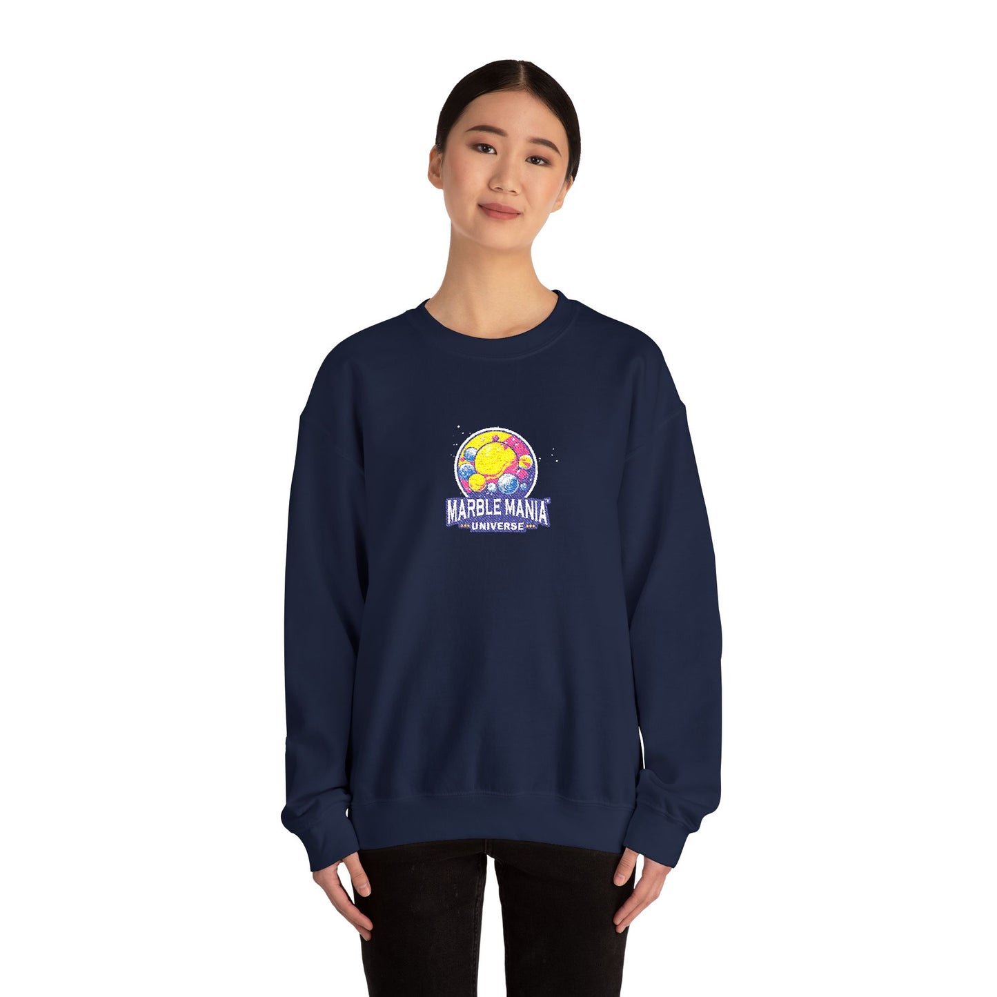 Vibrant Crewneck Sweatshirt with Colorful World Design, Unisex Pullover for Travel Lovers, Cozy Gift for Holidays, Unique Style