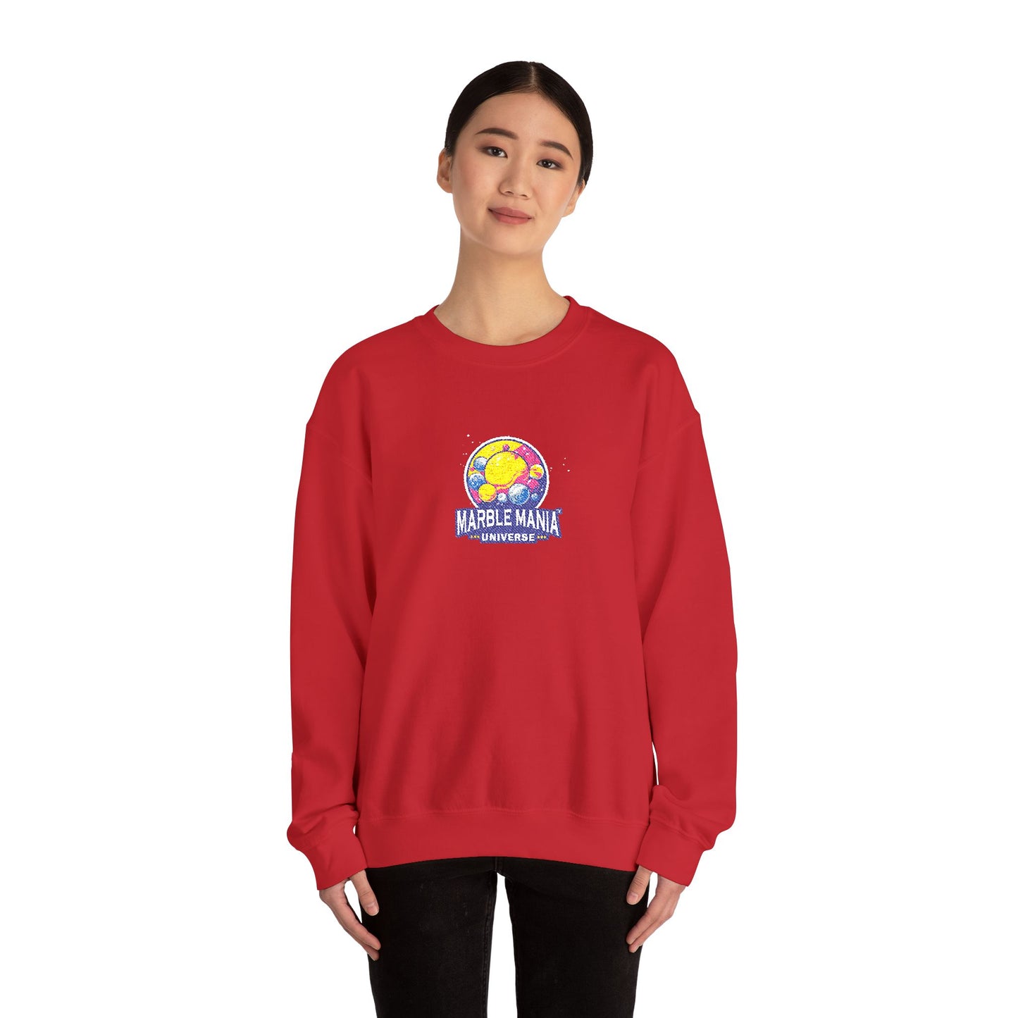 Vibrant Crewneck Sweatshirt with Colorful World Design, Unisex Pullover for Travel Lovers, Cozy Gift for Holidays, Unique Style
