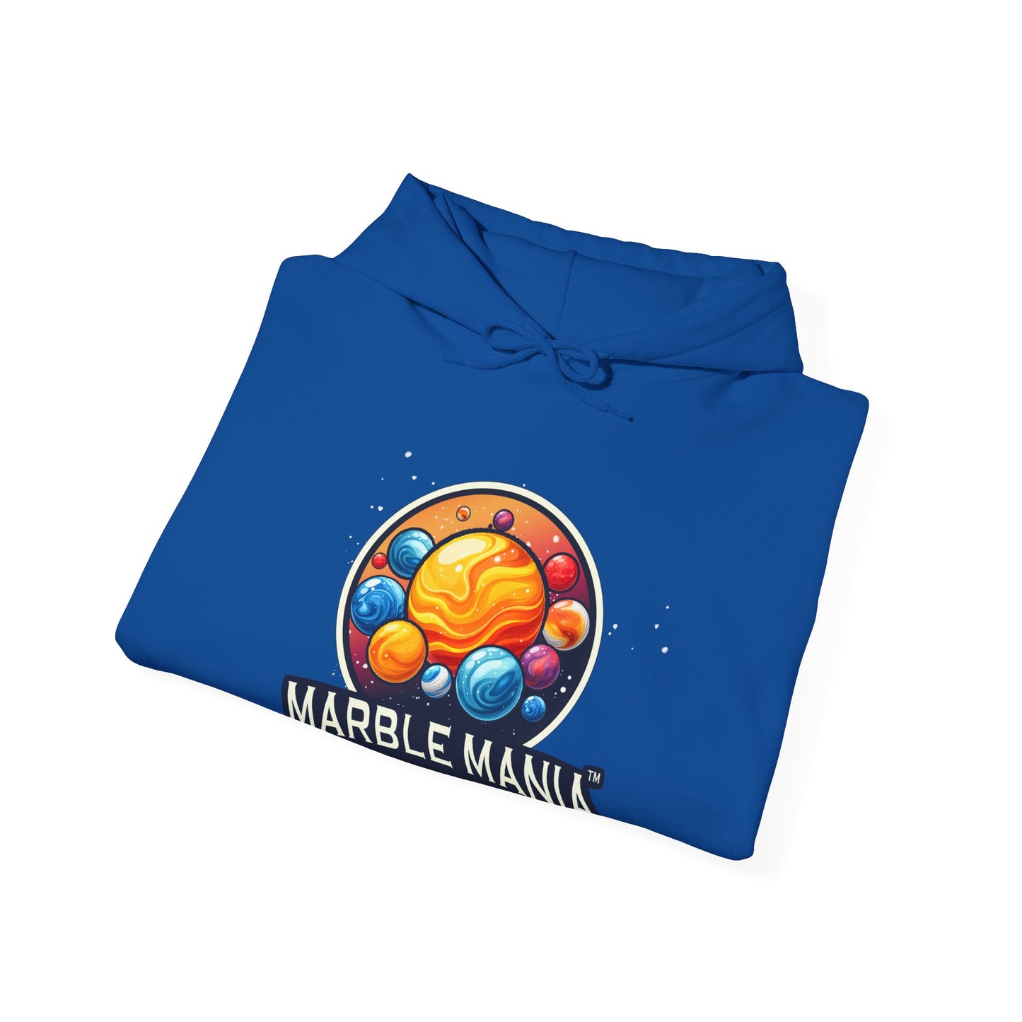 Marble Mania Universe Hoodie — Colorful Planet Graphic Pullover