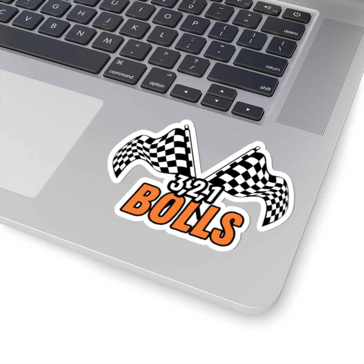 Racing Themed Kiss-Cut Stickers | 321 Bulls | Laptop Decals, Car Stickers, Sport Accessories, Gift for Racing Fans