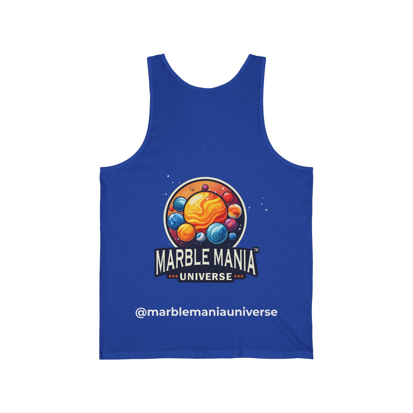 Marble Mania Unisex Jersey Tank | Racing Tees, Summer Apparel, Gift for Gamers, Sports Fans, Nostalgic Merch
