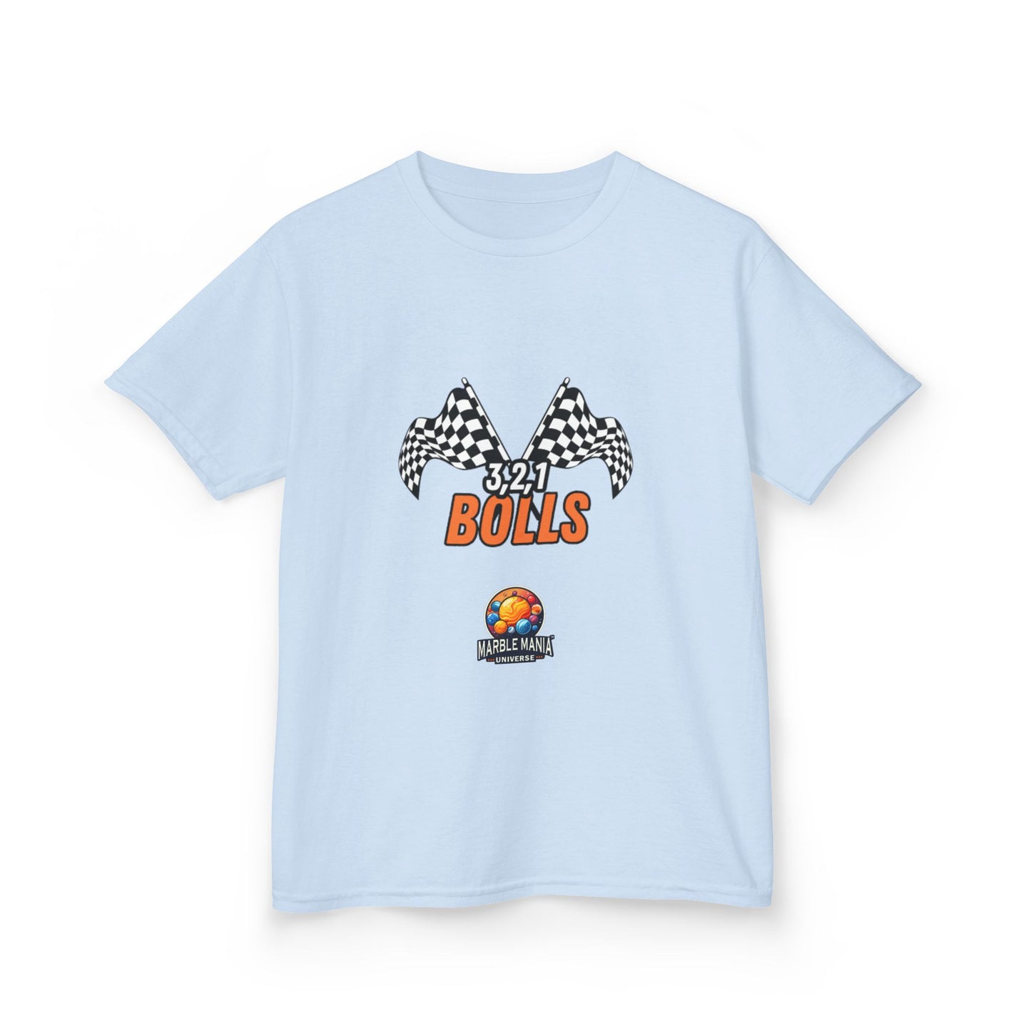Kids "3, 2, 1 Bolls" T-Shirt – Marble Mania Universe Heavy Cotton Tee