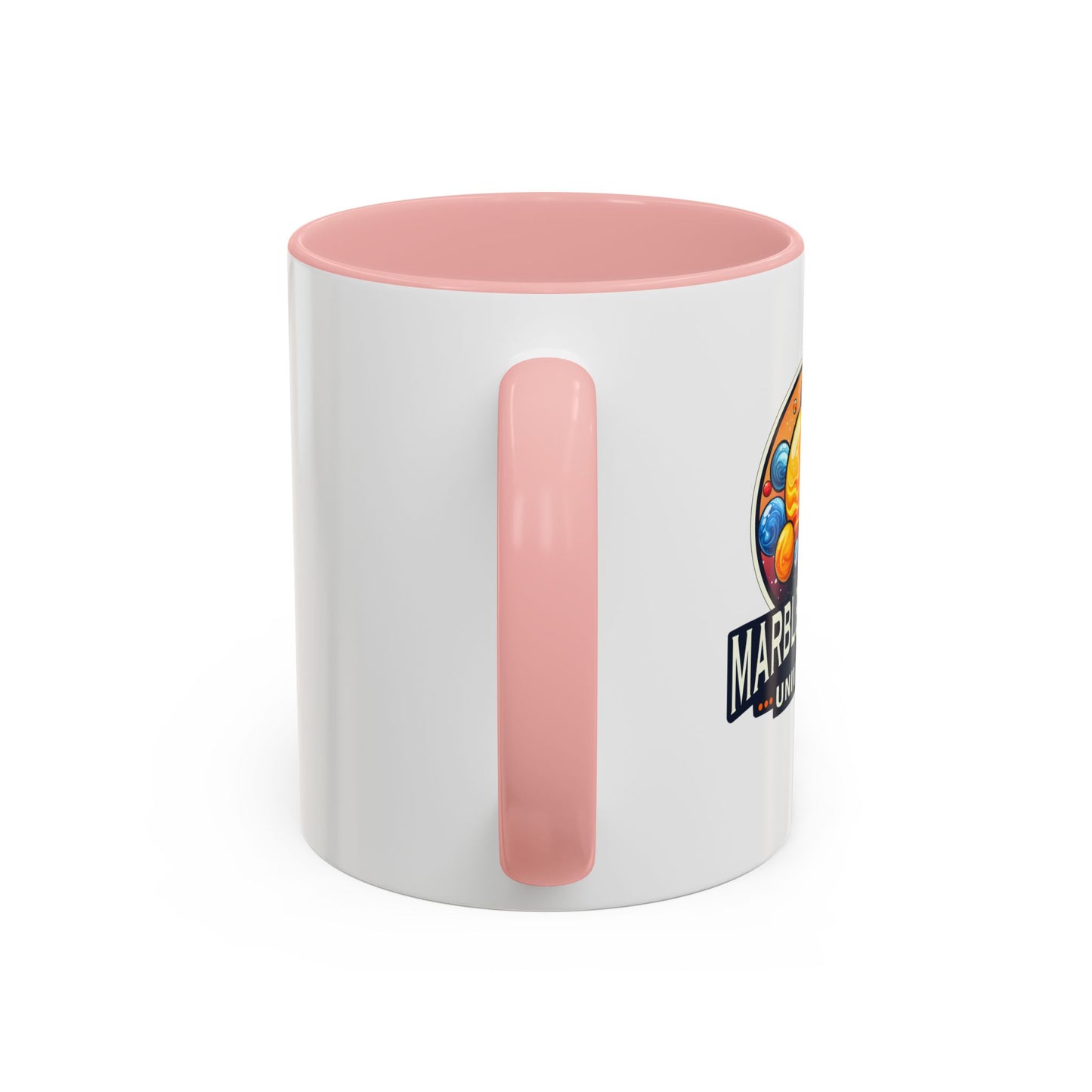 Marble Mania Universe Logo Accent Mug – 11oz