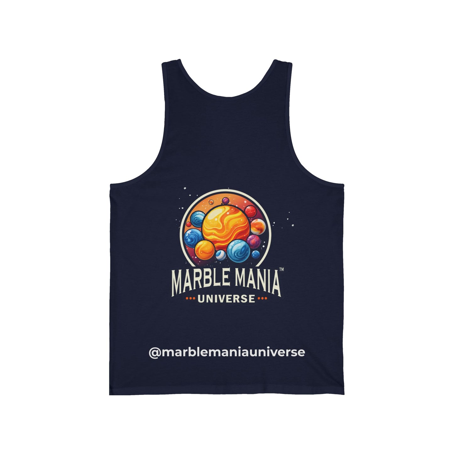 Marble Mania Unisex Jersey Tank | Racing Tees, Summer Apparel, Gift for Gamers, Sports Fans, Nostalgic Merch