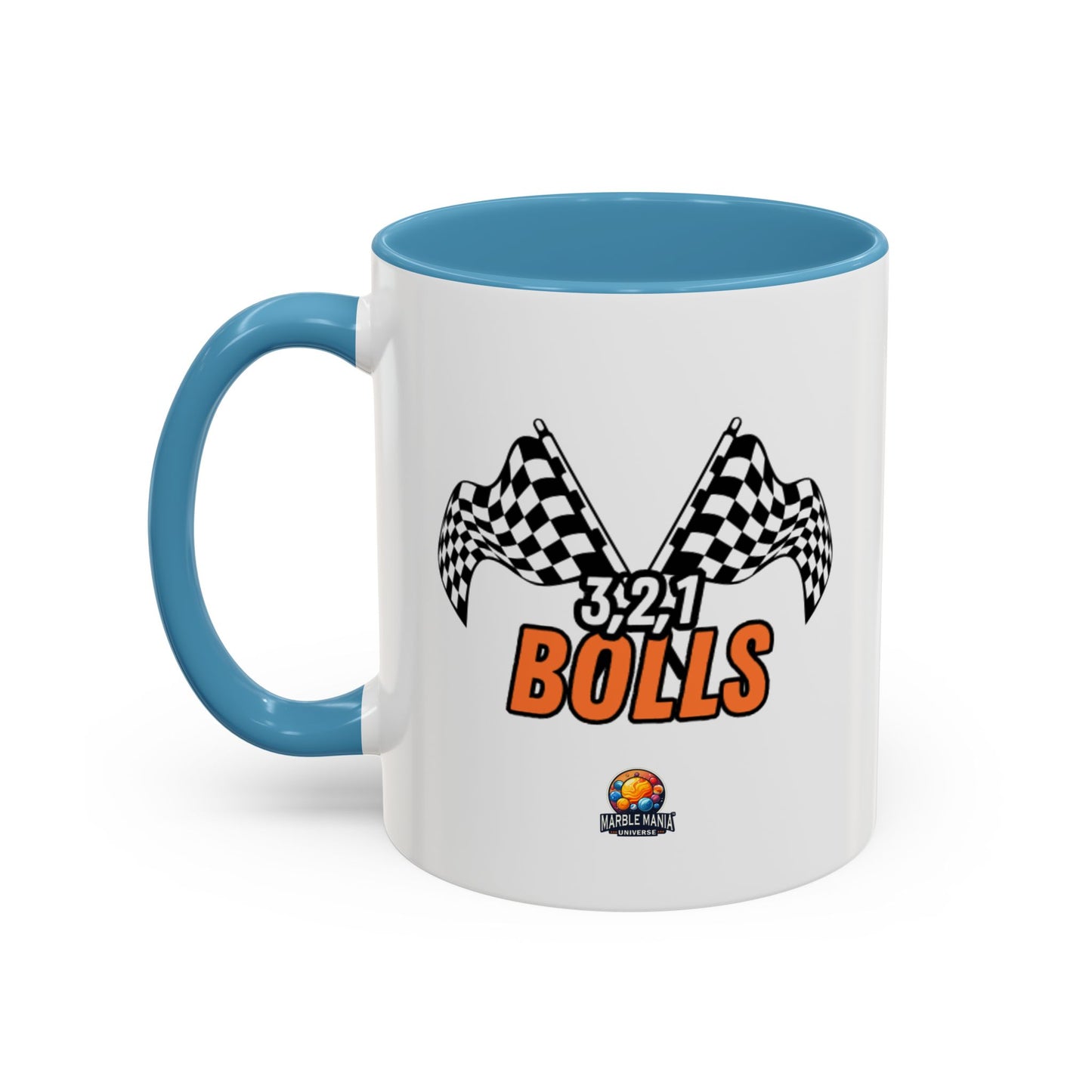 "3, 2, 1 Bolls" Accent Mug – Marble-Inspired Mug