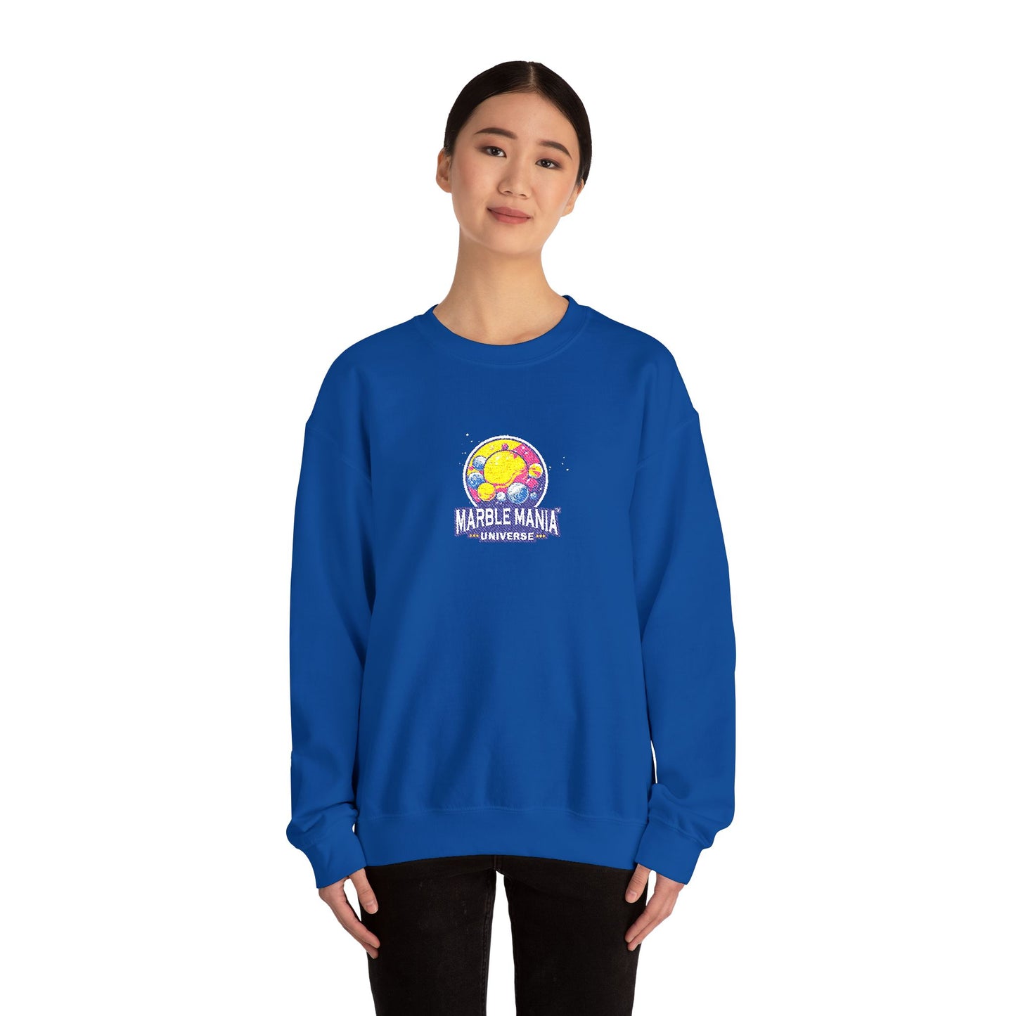 Vibrant Crewneck Sweatshirt with Colorful World Design, Unisex Pullover for Travel Lovers, Cozy Gift for Holidays, Unique Style