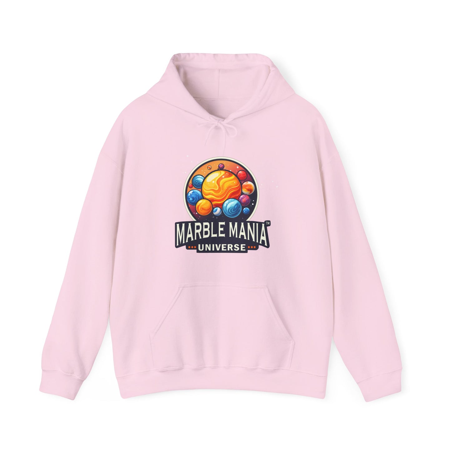 Marble Mania Universe Logo Hoodie – Unisex Heavy Blend™ Pullover Sweatshirt