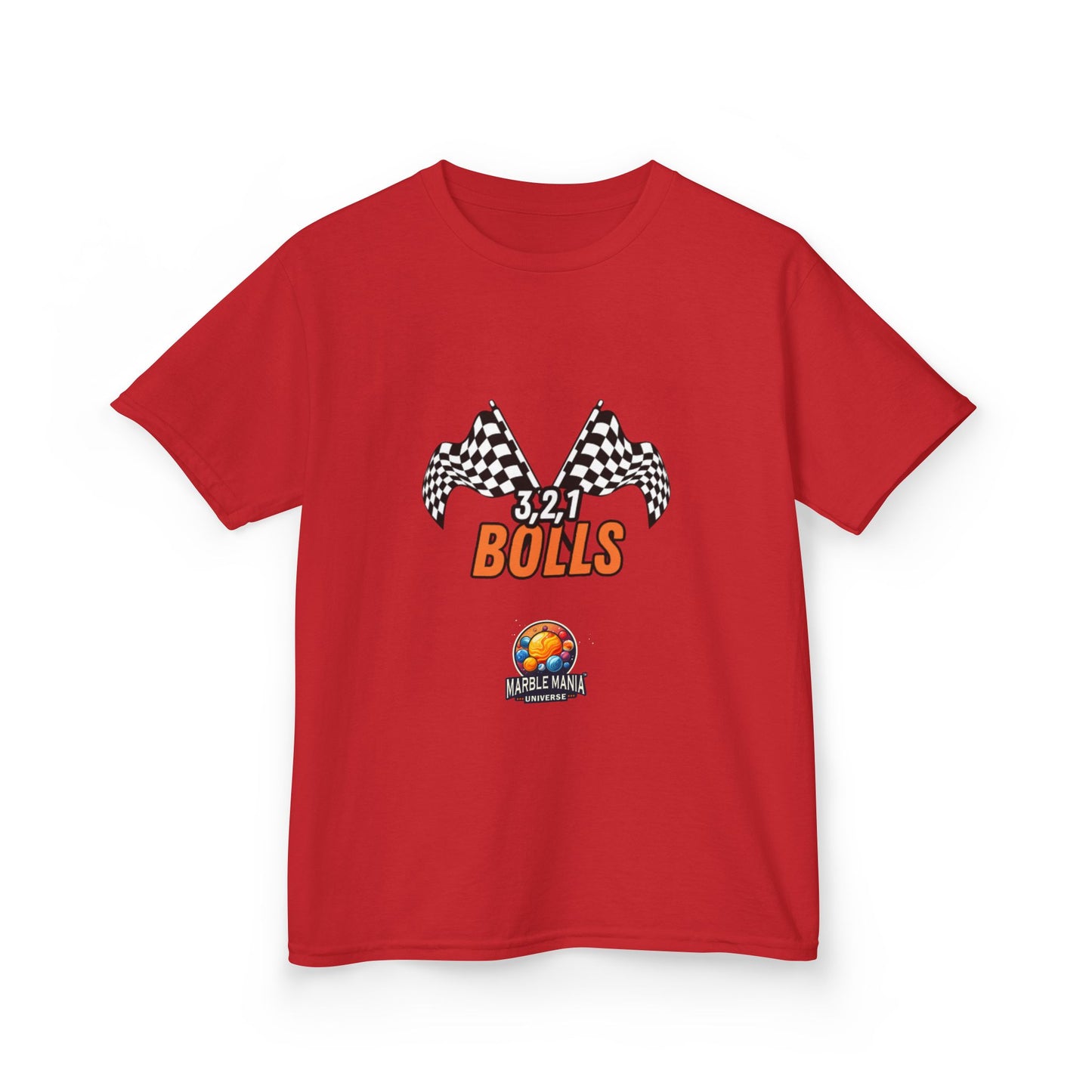 Kids "3, 2, 1 Bolls" T-Shirt – Marble Mania Universe Heavy Cotton Tee