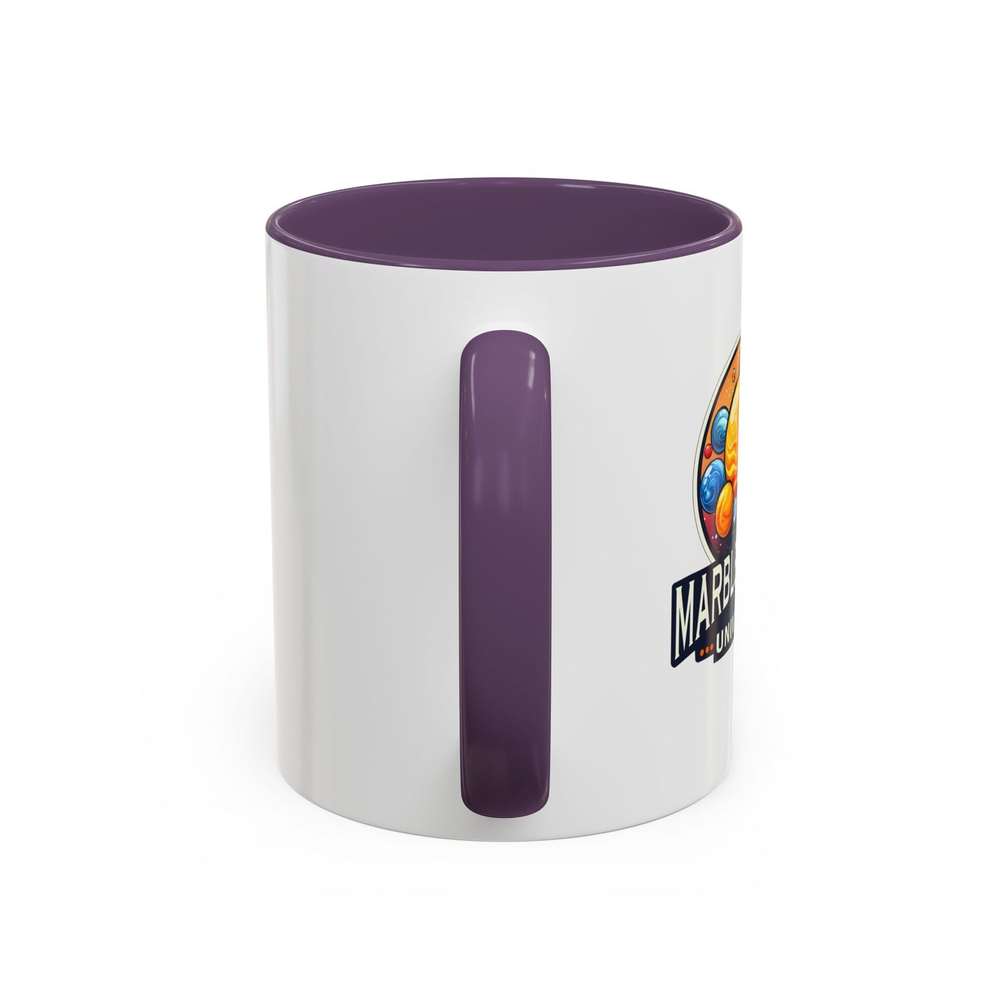 Marble Mania Universe Logo Accent Mug – 11oz