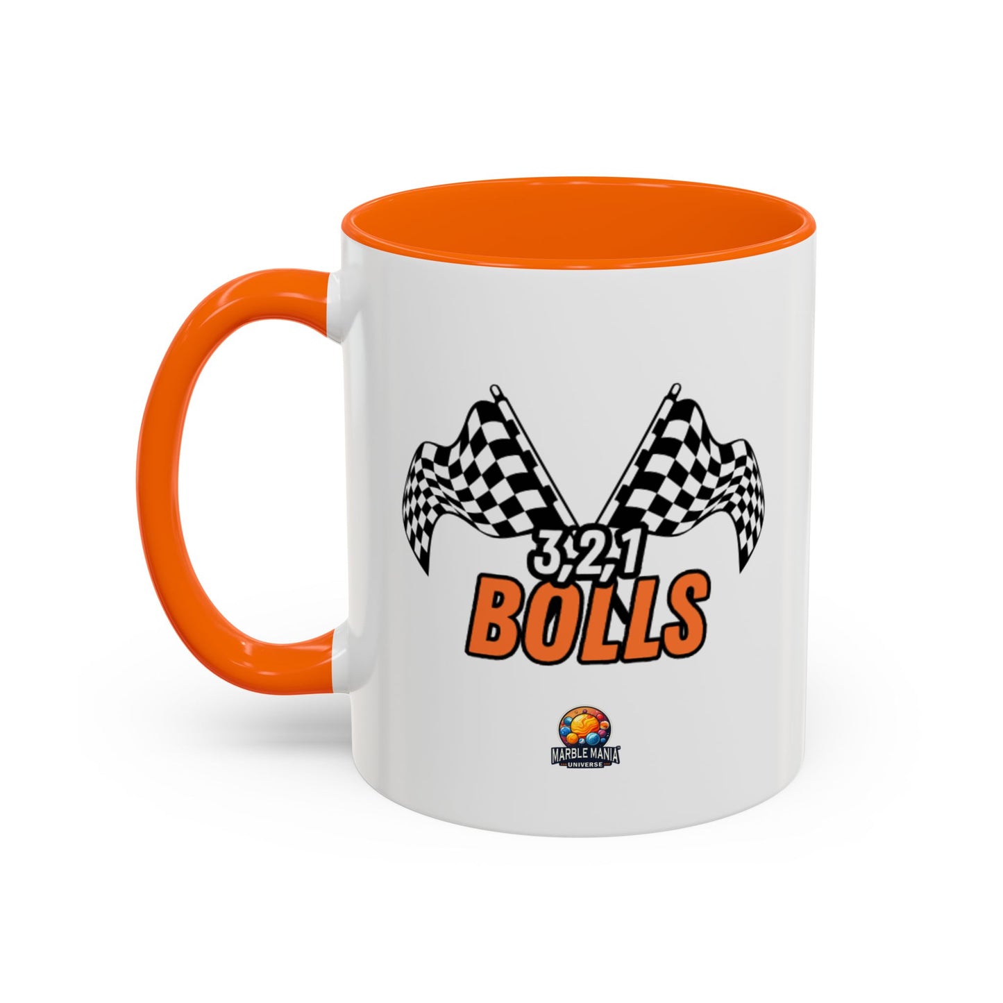 "3, 2, 1 Bolls" Accent Mug – Marble-Inspired Mug
