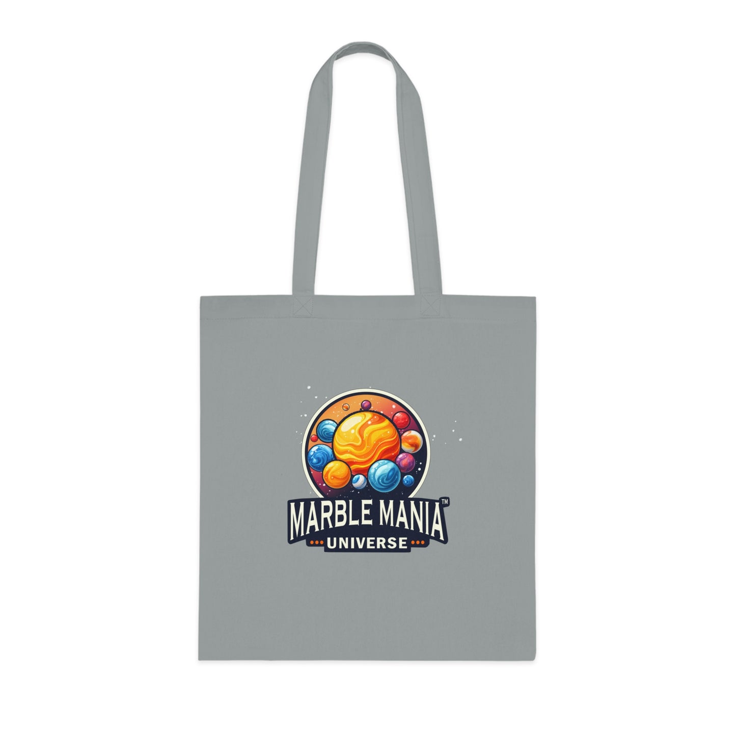 Marble Mania Universe Logo – Cotton Canvas Tote Bag