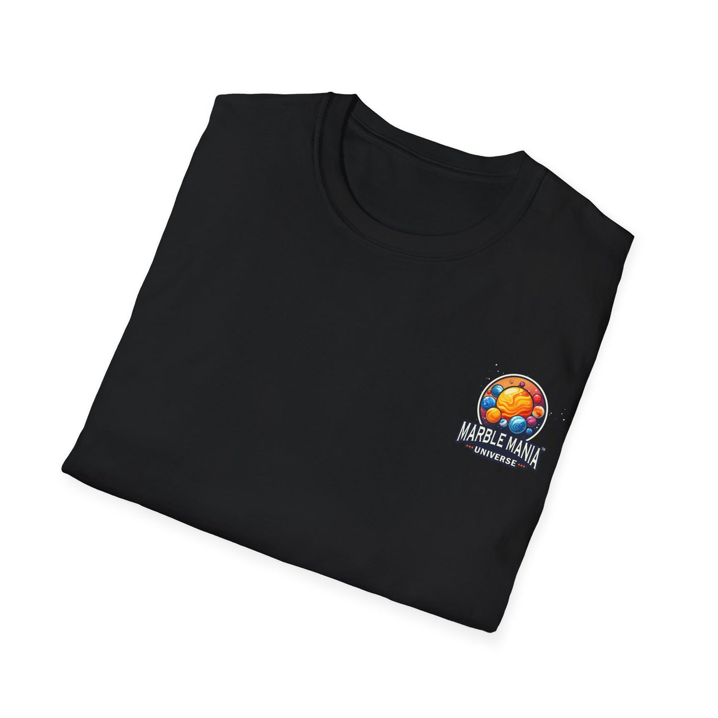 Marble Mania Universe Official Logo – Unisex Softstyle T-Shirt