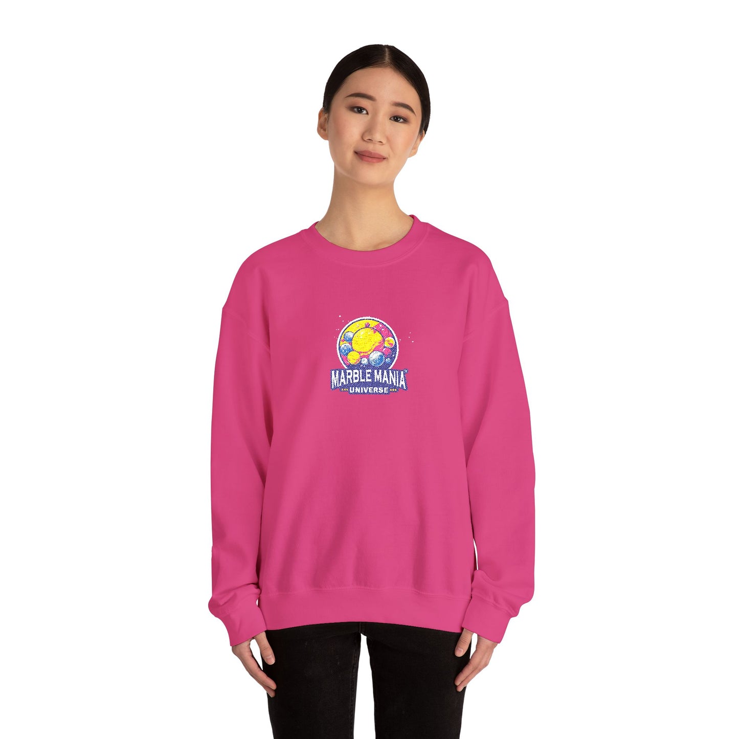 Vibrant Crewneck Sweatshirt with Colorful World Design, Unisex Pullover for Travel Lovers, Cozy Gift for Holidays, Unique Style