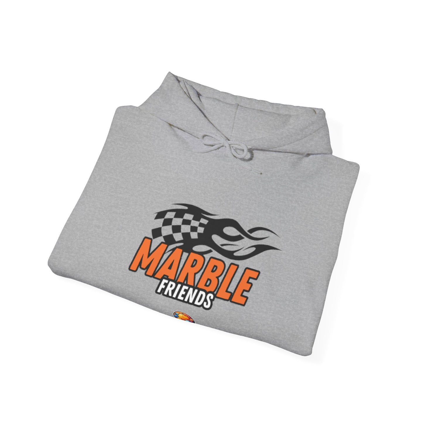 Marble Mania Universe "Marble Friends" Hoodie – Unisex Heavy Blend™ Pullover Sweatshirt
