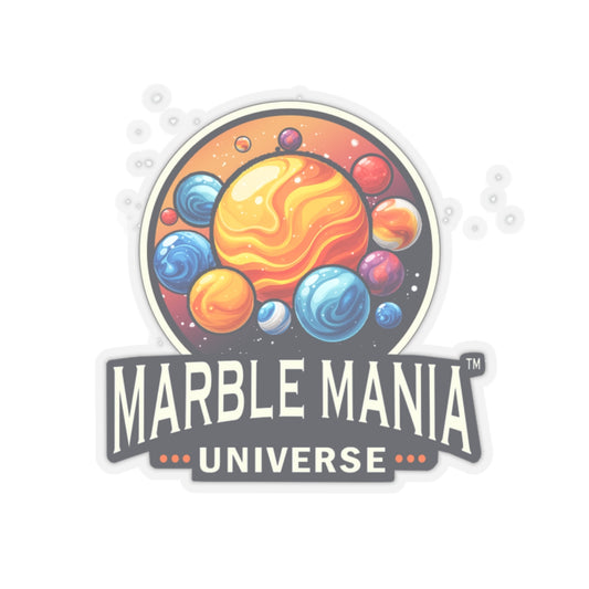 Cosmic Marble Mania Kiss-Cut Stickers - Planetary Decals for Laptops, Journals, DIY Projects, Gift Ideas, Space Decor