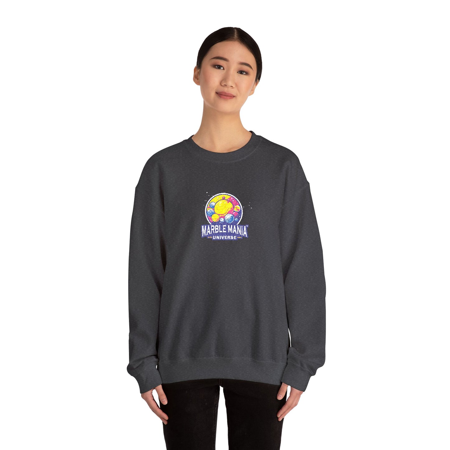 Vibrant Crewneck Sweatshirt with Colorful World Design, Unisex Pullover for Travel Lovers, Cozy Gift for Holidays, Unique Style