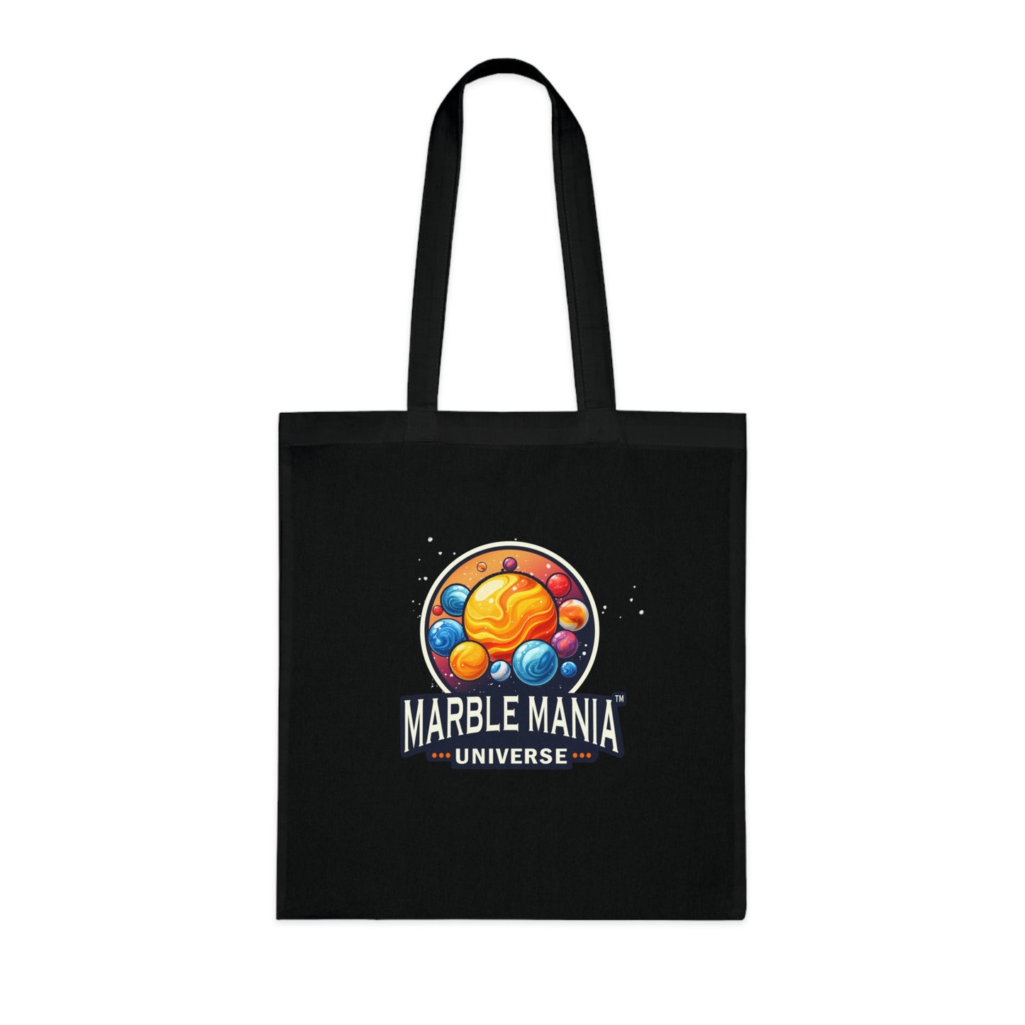 Marble Mania Universe Logo – Cotton Canvas Tote Bag