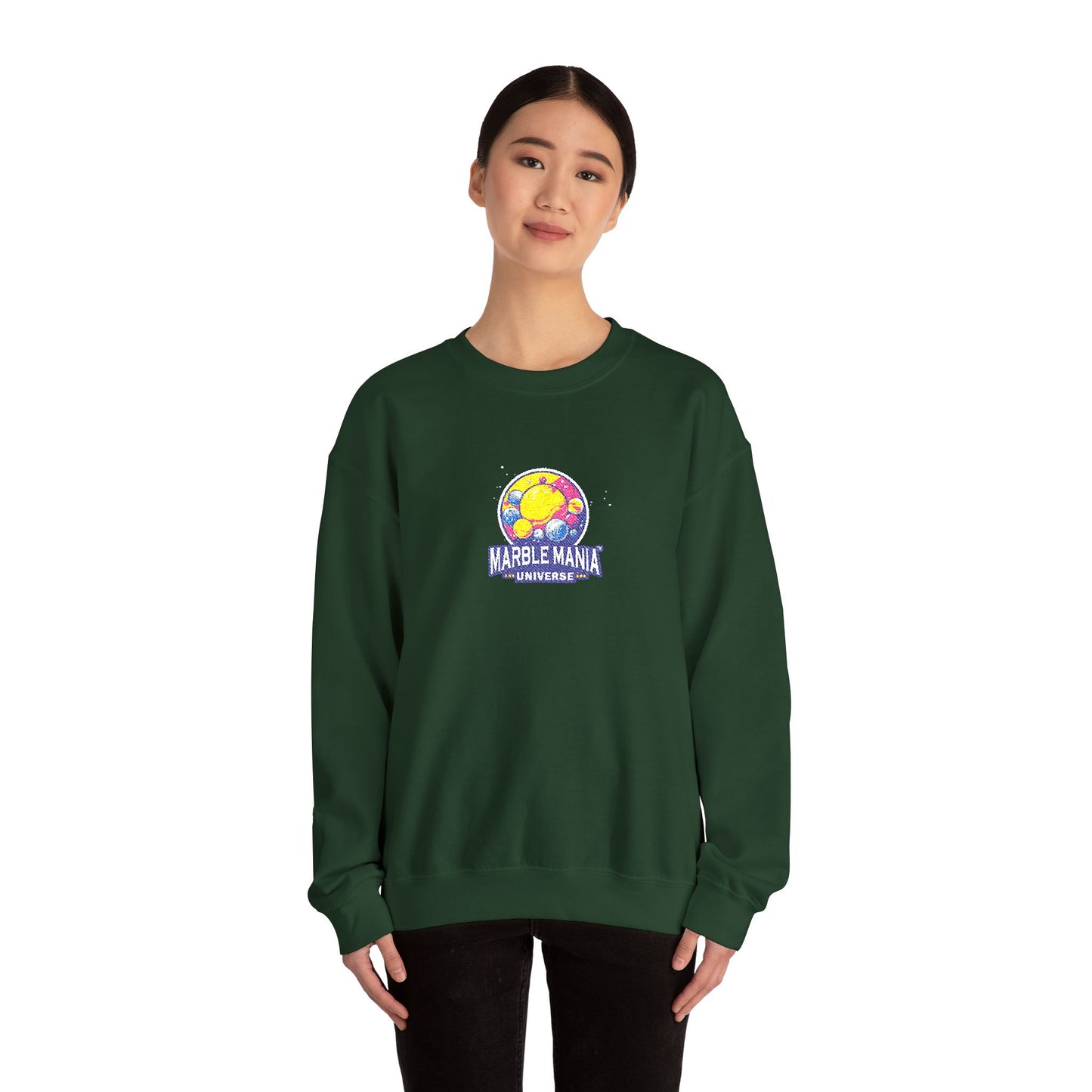Vibrant Crewneck Sweatshirt with Colorful World Design, Unisex Pullover for Travel Lovers, Cozy Gift for Holidays, Unique Style