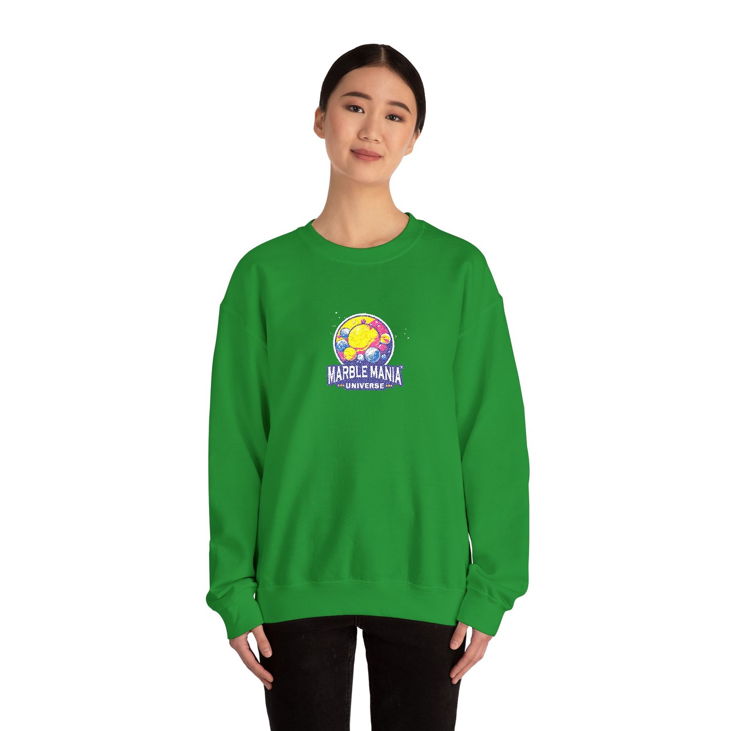 Vibrant Crewneck Sweatshirt with Colorful World Design, Unisex Pullover for Travel Lovers, Cozy Gift for Holidays, Unique Style