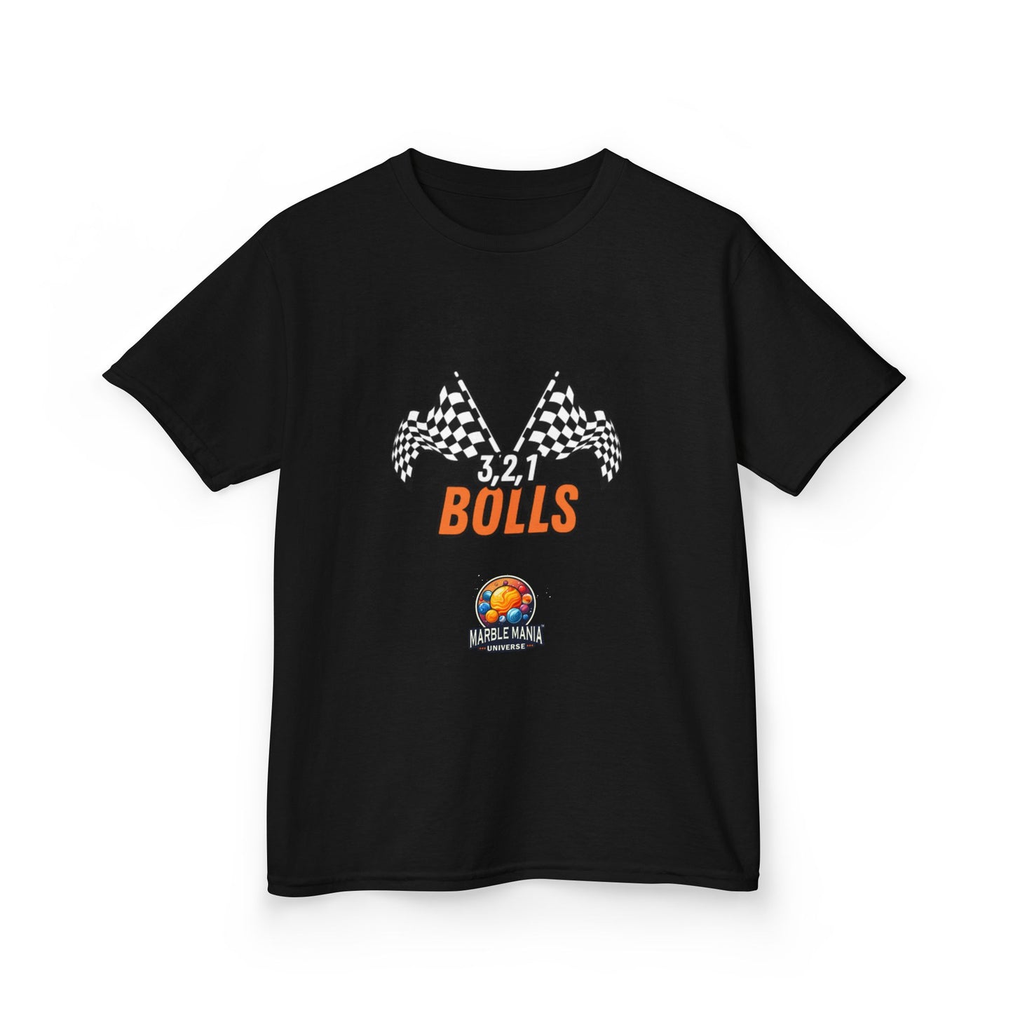 Kids "3, 2, 1 Bolls" T-Shirt – Marble Mania Universe Heavy Cotton Tee