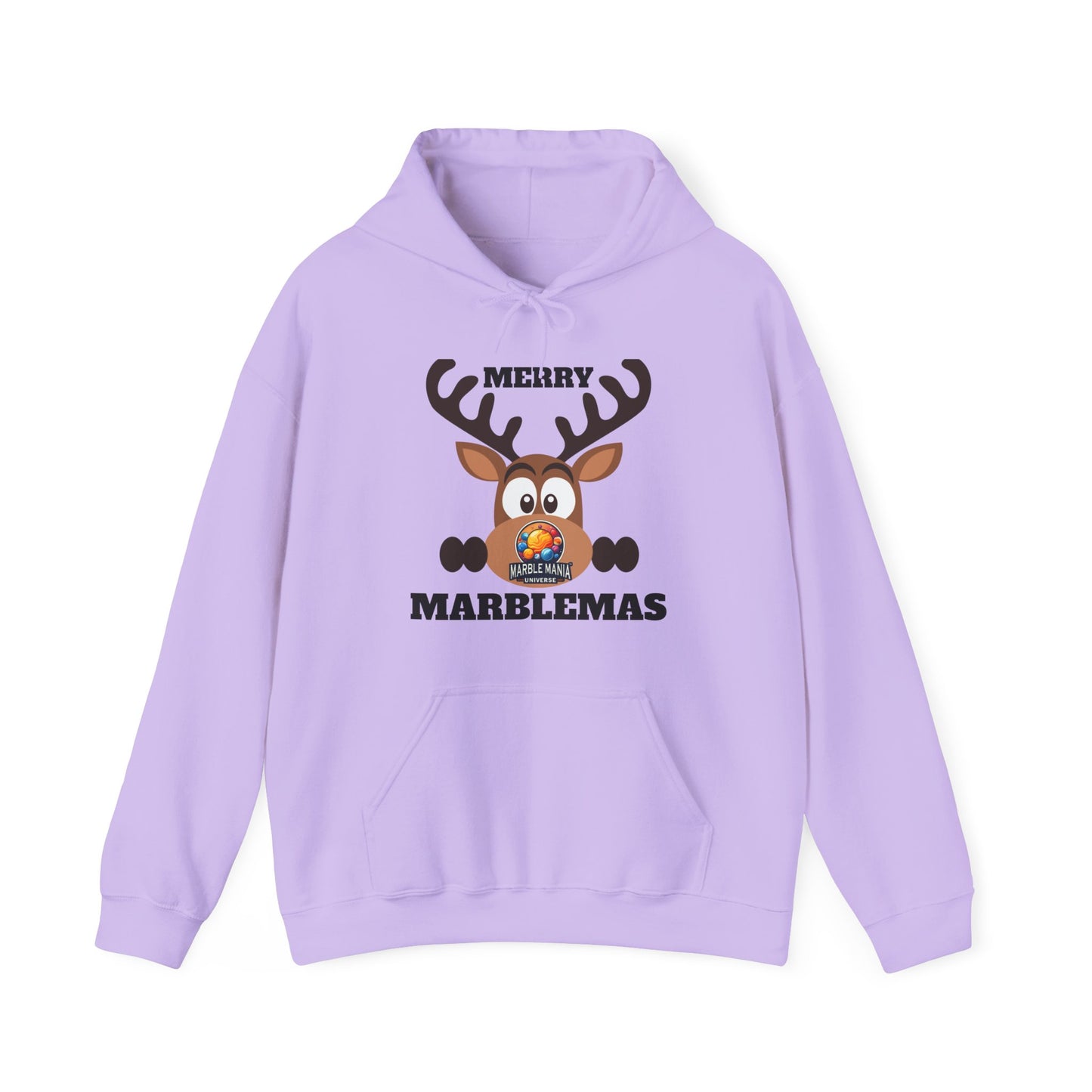 Hoodie — Merry Marblemas Reindeer Christmas Sweatshirt