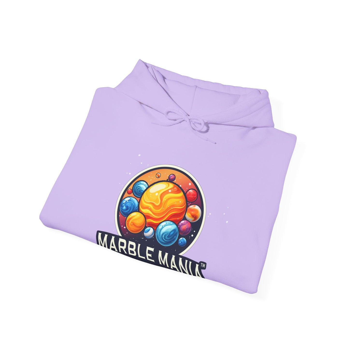 Marble Mania Universe Hoodie — Colorful Planet Graphic Pullover