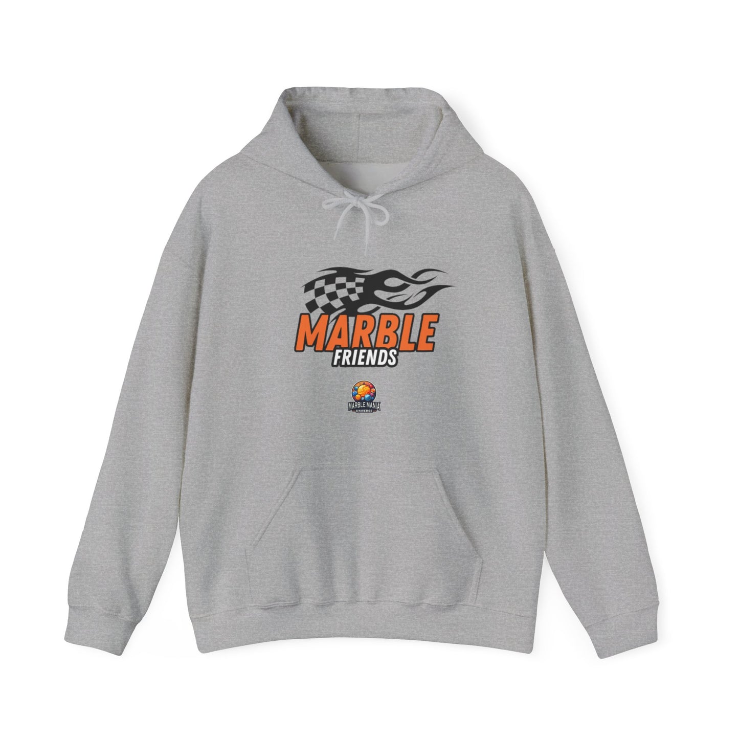 Marble Mania Universe "Marble Friends" Hoodie – Unisex Heavy Blend™ Pullover Sweatshirt