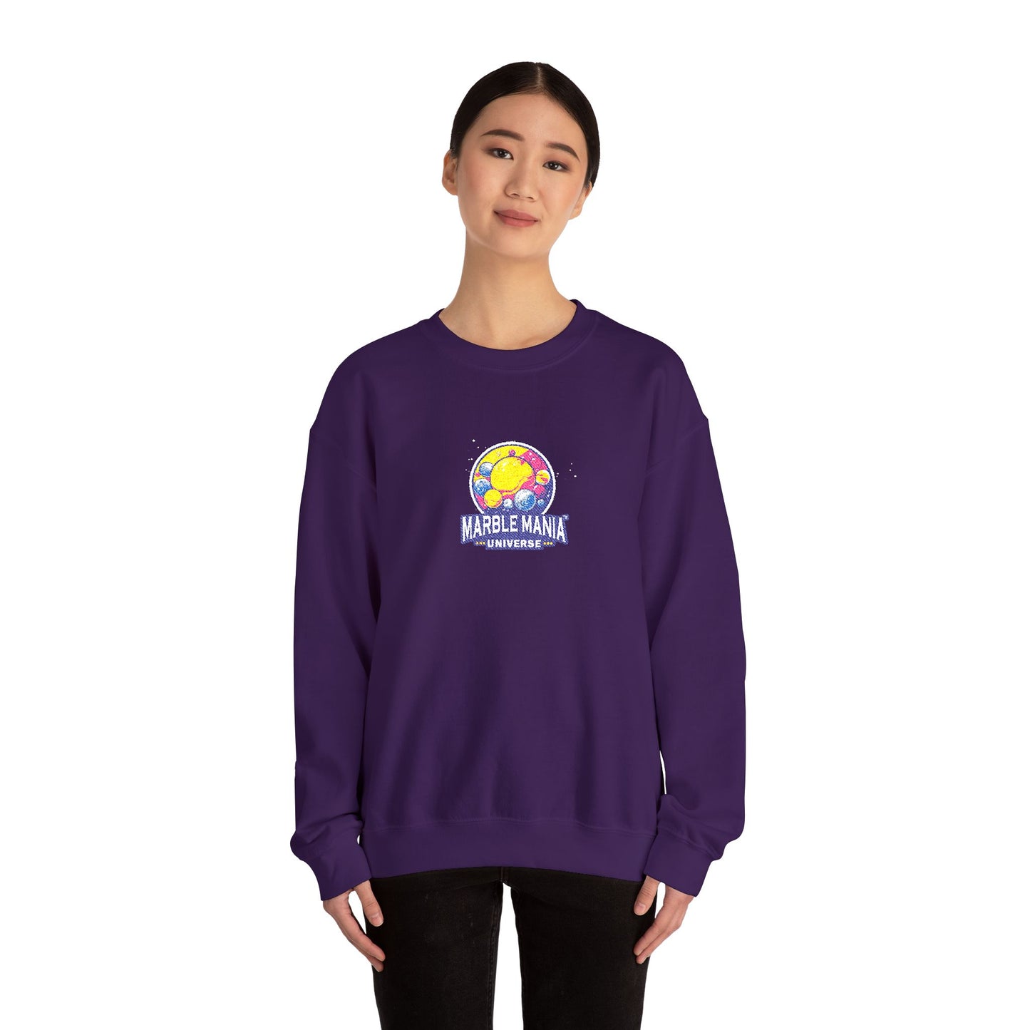 Vibrant Crewneck Sweatshirt with Colorful World Design, Unisex Pullover for Travel Lovers, Cozy Gift for Holidays, Unique Style
