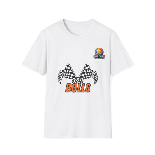 Marble Mania Universe "3, 2, 1 Bolls" – Unisex Softstyle T-Shirt