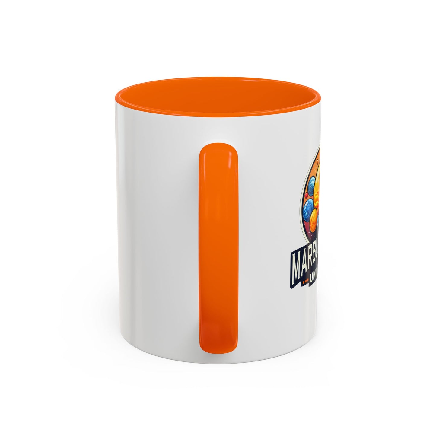 Marble Mania Universe Logo Accent Mug – 11oz