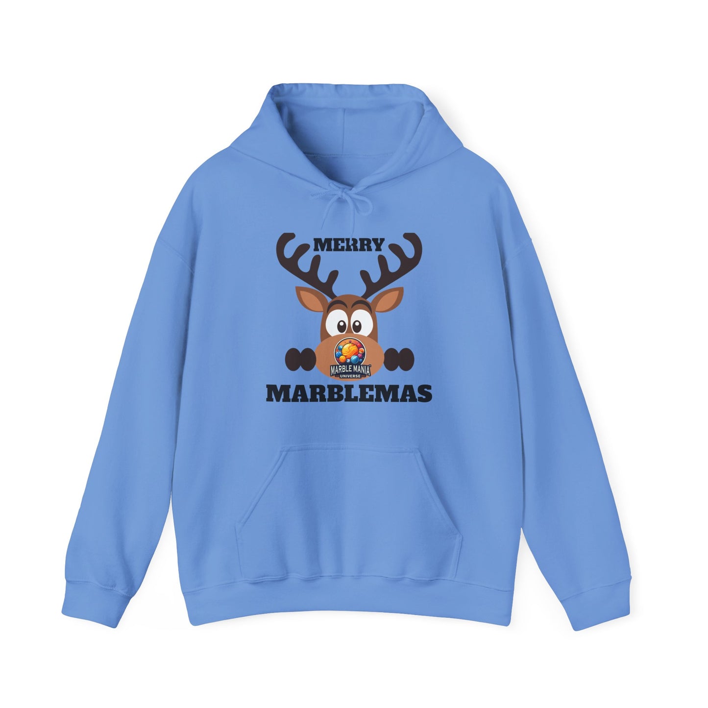 Hoodie — Merry Marblemas Reindeer Christmas Sweatshirt