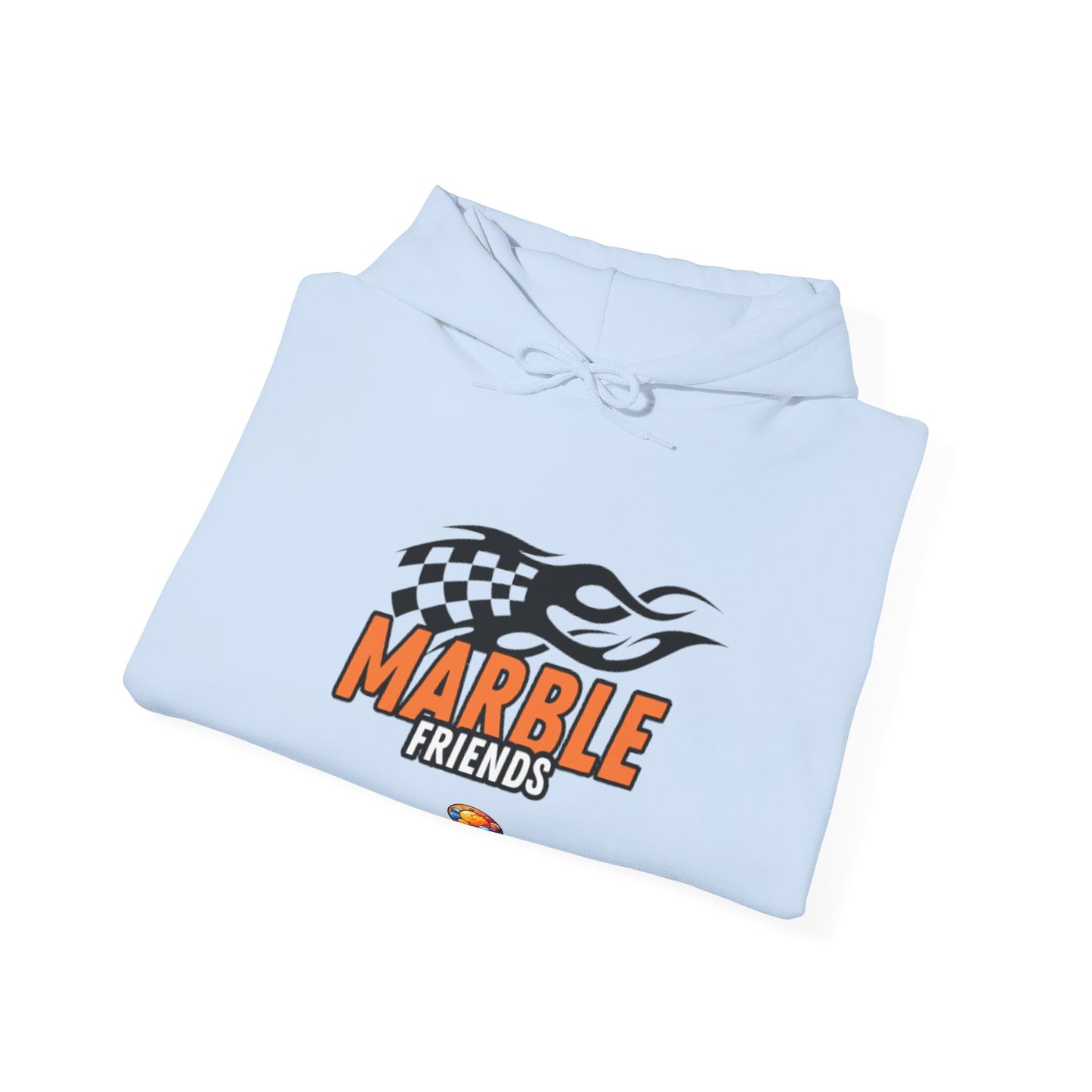 Marble Mania Universe "Marble Friends" Hoodie – Unisex Heavy Blend™ Pullover Sweatshirt