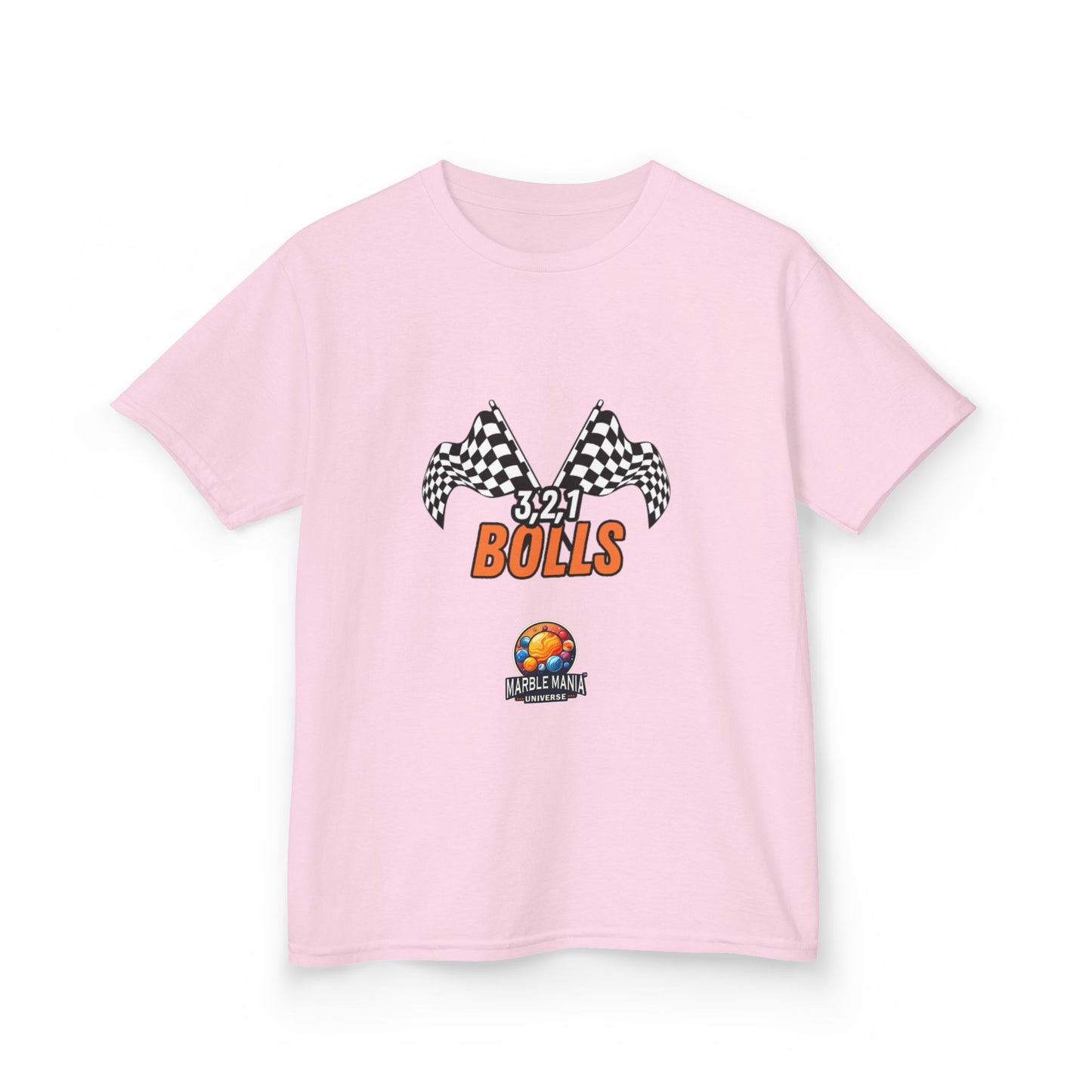 Kids "3, 2, 1 Bolls" T-Shirt – Marble Mania Universe Heavy Cotton Tee