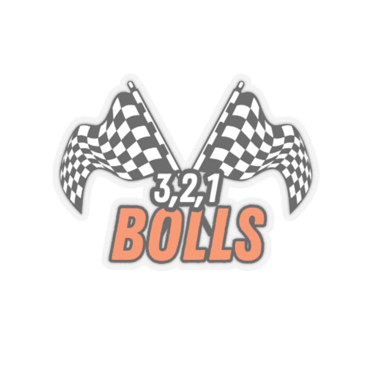 Racing Themed Kiss-Cut Stickers | 321 Bulls | Laptop Decals, Car Stickers, Sport Accessories, Gift for Racing Fans