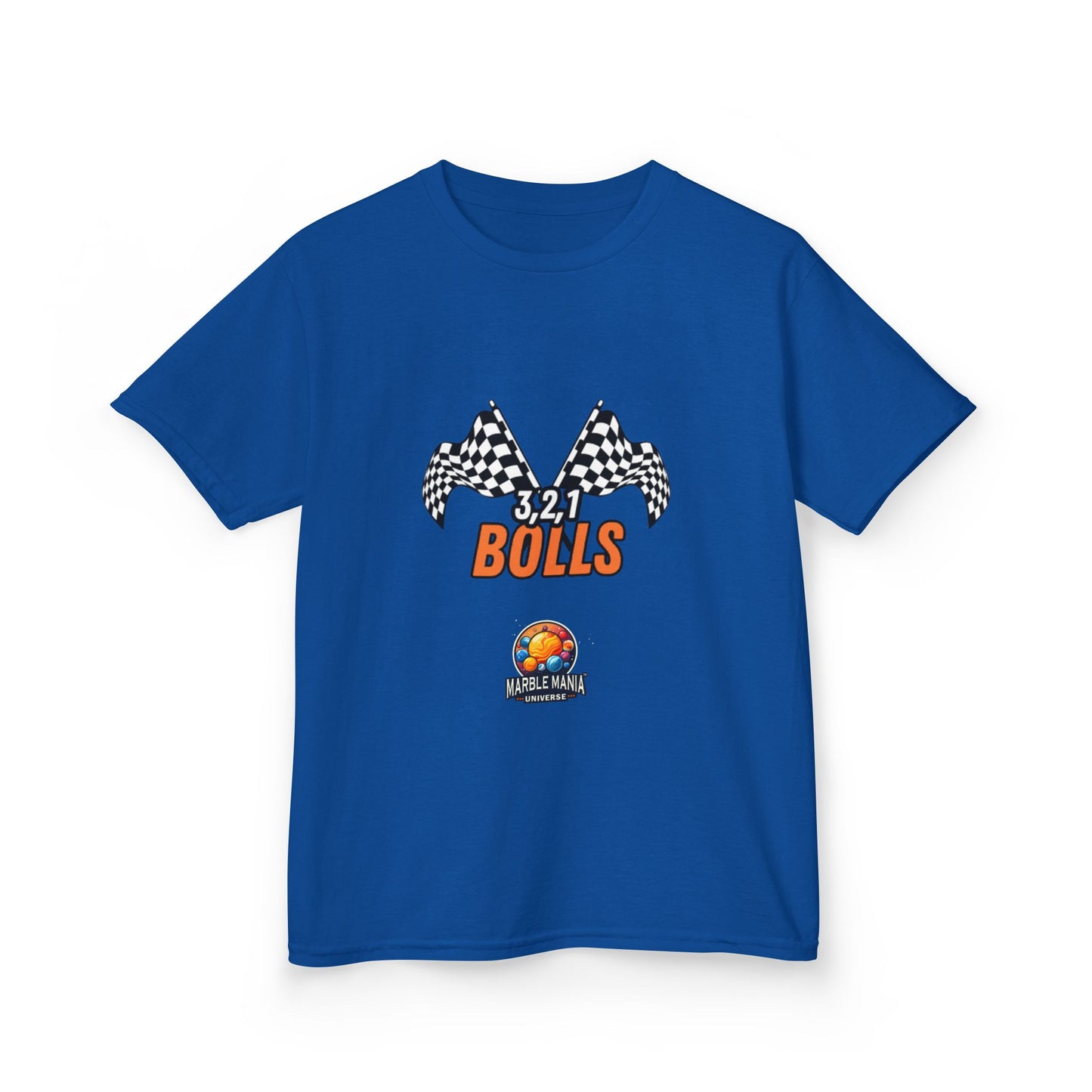 Kids "3, 2, 1 Bolls" T-Shirt – Marble Mania Universe Heavy Cotton Tee