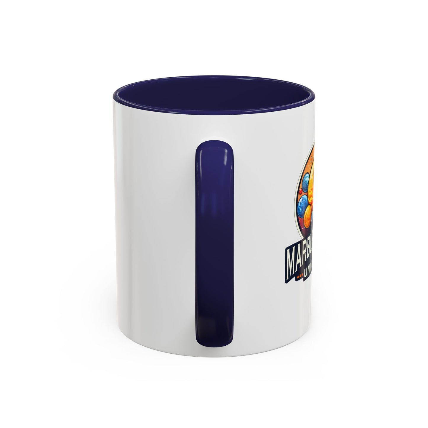 Marble Mania Universe Logo Accent Mug – 11oz