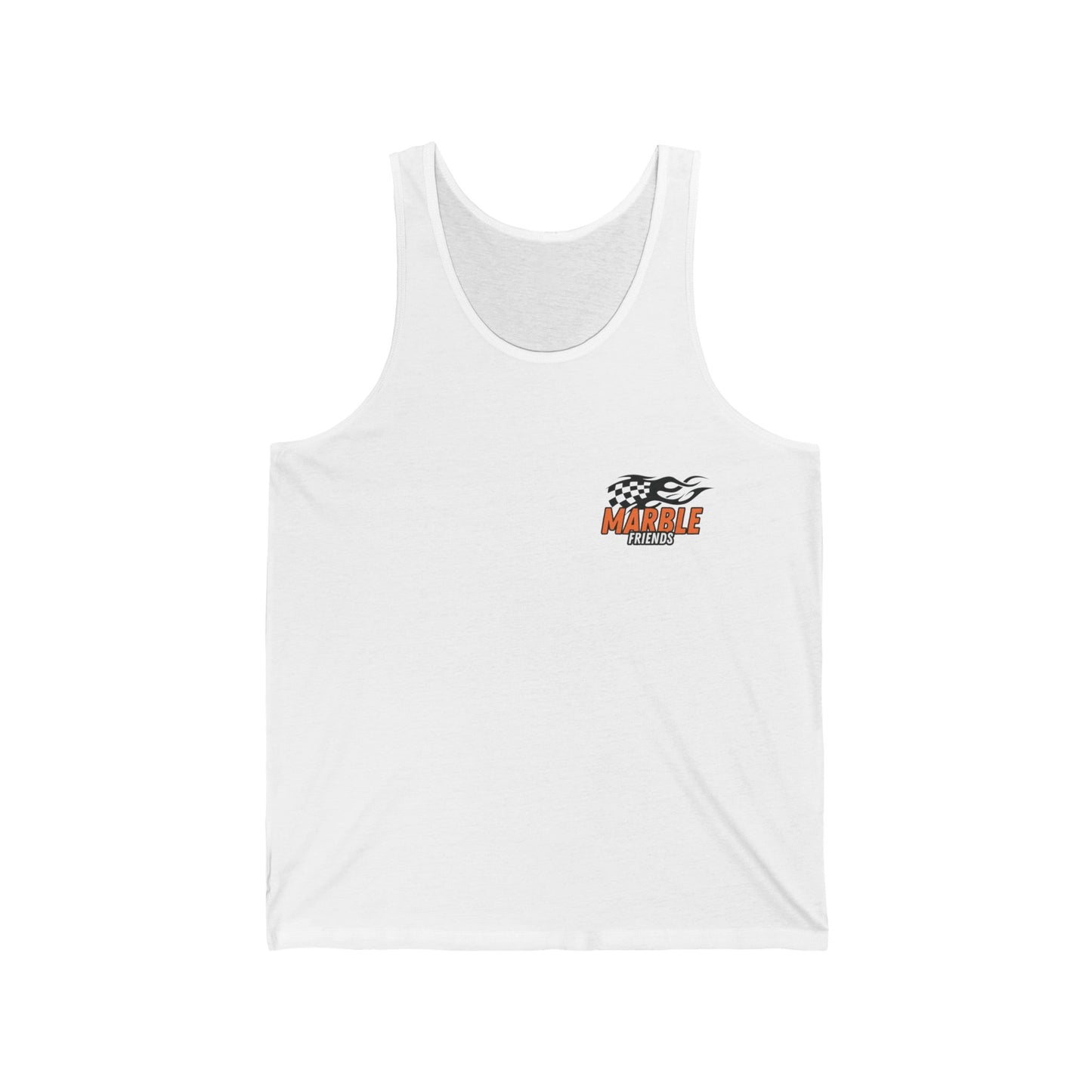 Marble Mania Unisex Jersey Tank | Racing Tees, Summer Apparel, Gift for Gamers, Sports Fans, Nostalgic Merch