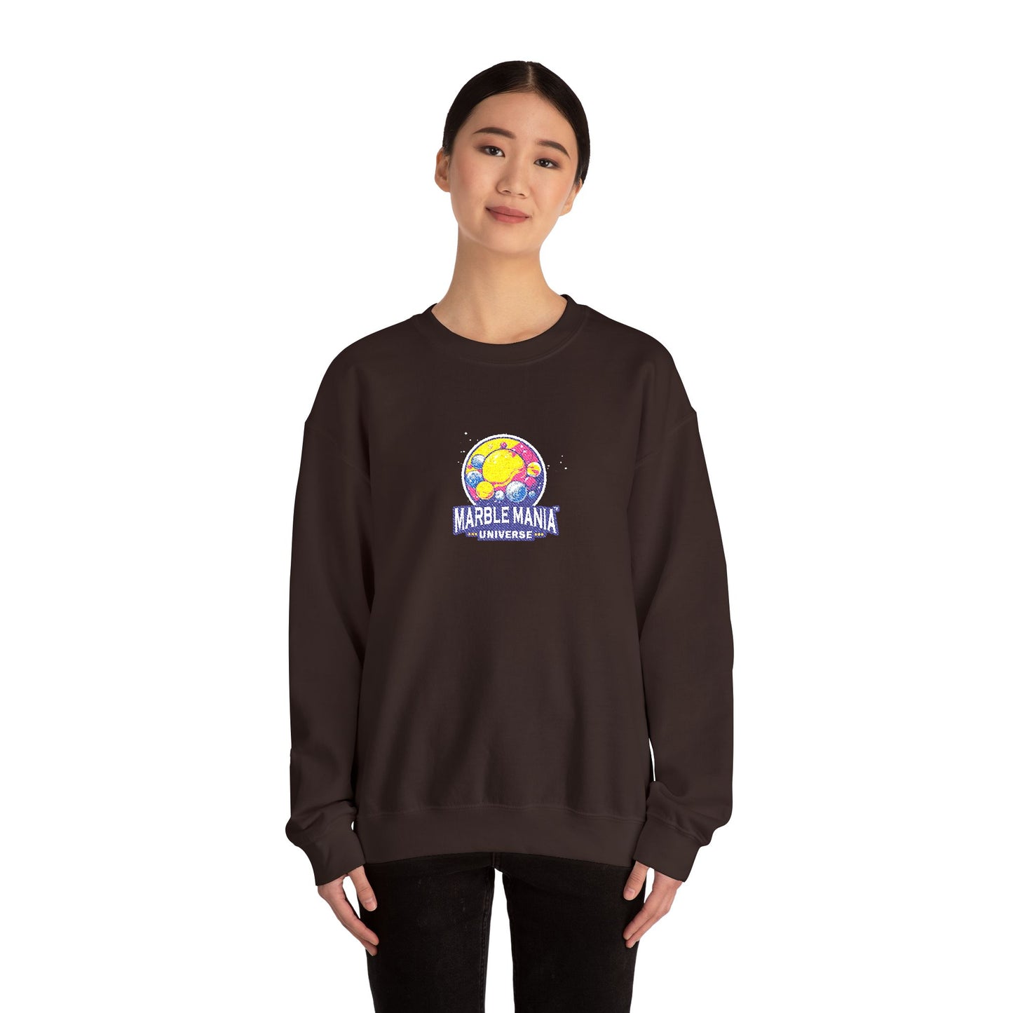 Vibrant Crewneck Sweatshirt with Colorful World Design, Unisex Pullover for Travel Lovers, Cozy Gift for Holidays, Unique Style