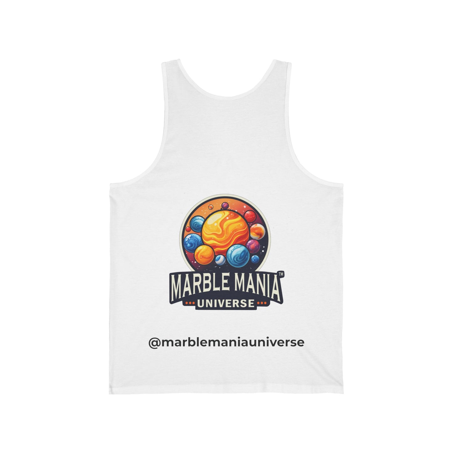 Marble Mania Unisex Jersey Tank | Racing Tees, Summer Apparel, Gift for Gamers, Sports Fans, Nostalgic Merch