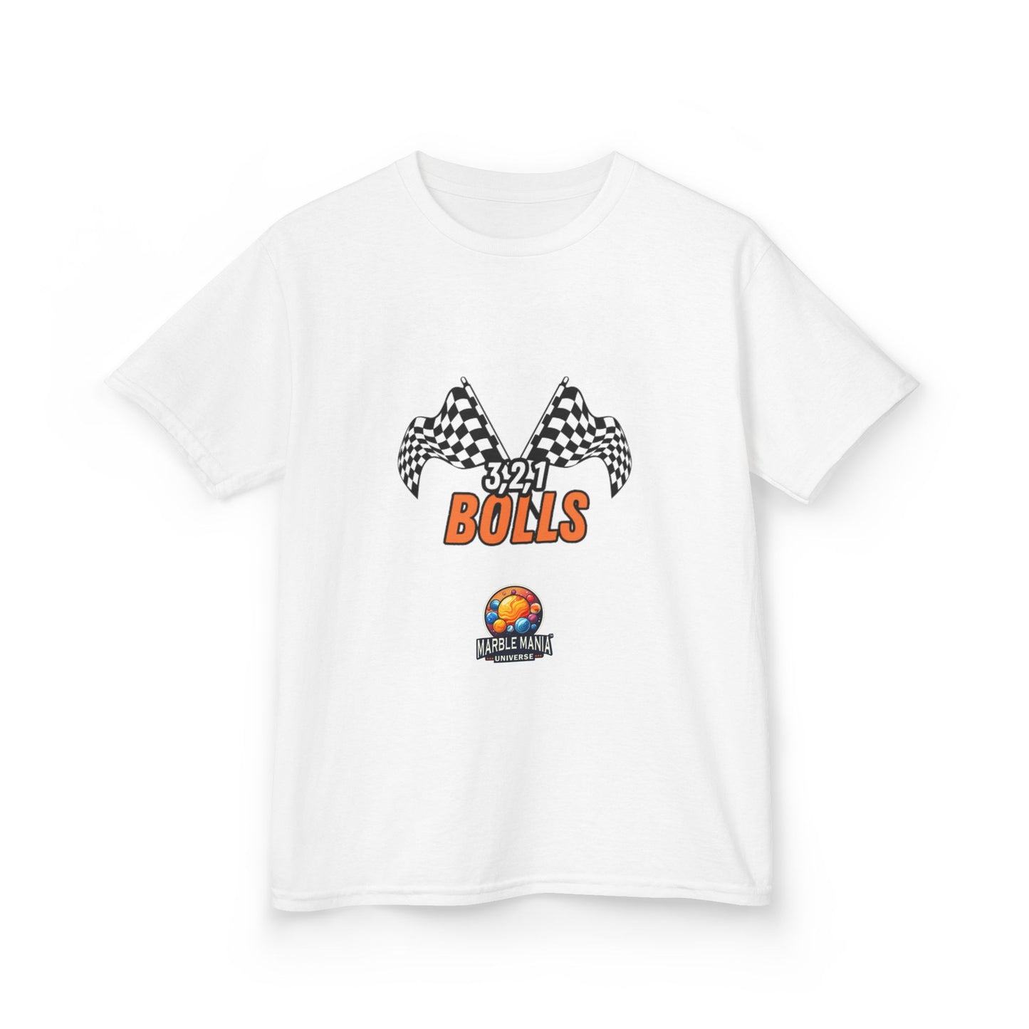 Kids "3, 2, 1 Bolls" T-Shirt – Marble Mania Universe Heavy Cotton Tee