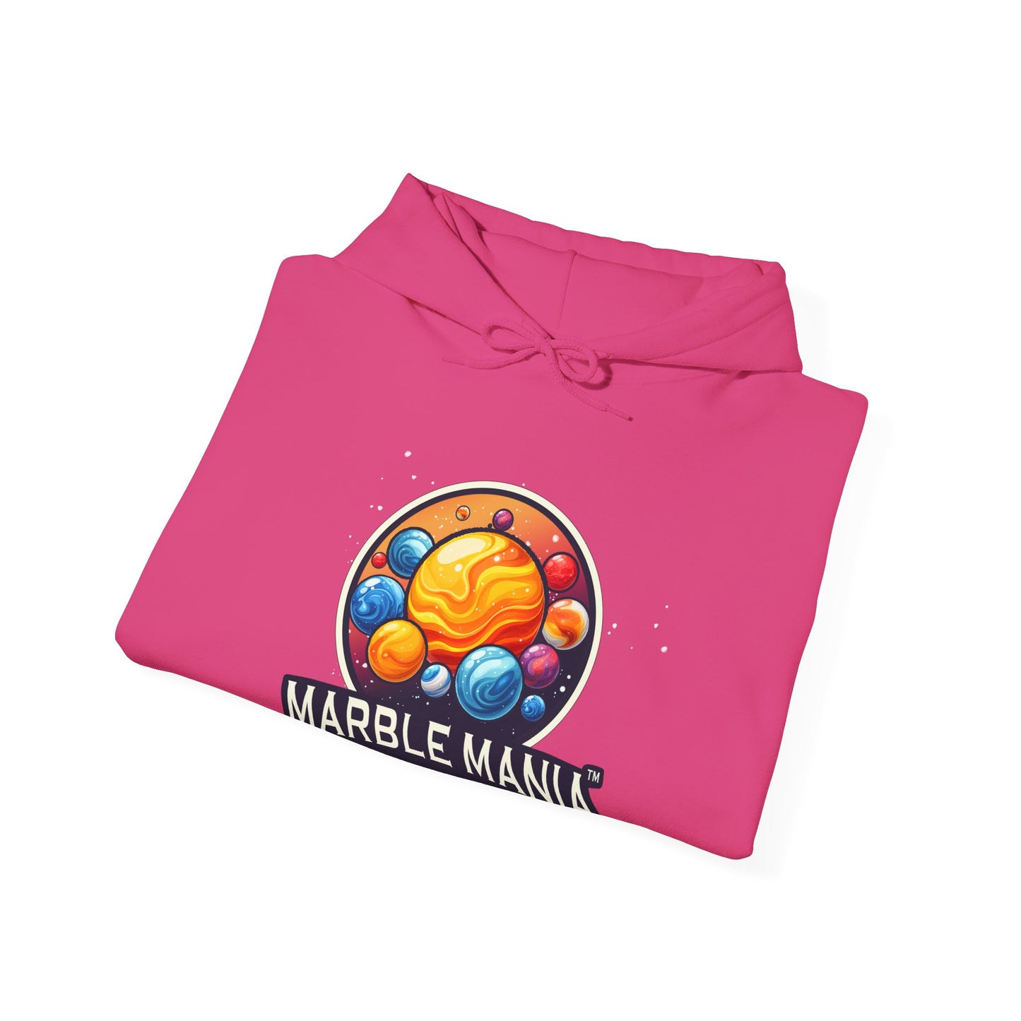 Marble Mania Universe Hoodie — Colorful Planet Graphic Pullover