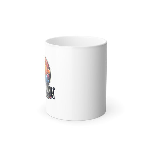 Marble Mania Universe Logo Colour Morphing Mug – Heat-Activated Ceramic Mug