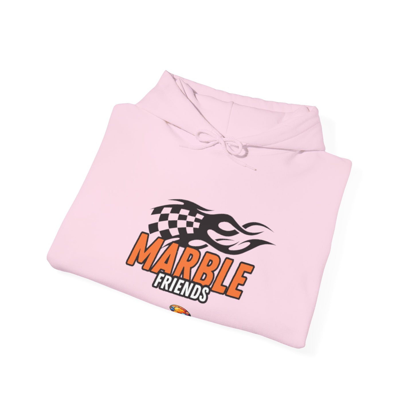 Marble Mania Universe "Marble Friends" Hoodie – Unisex Heavy Blend™ Pullover Sweatshirt